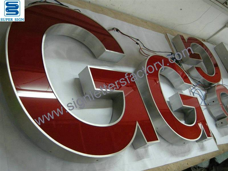 LED channel letters sign